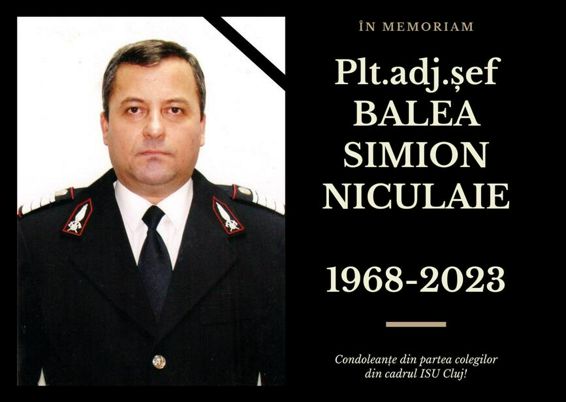 In memoriam Plutonier adjutant sef r Balea Simion Niculaie | imaginea 1
