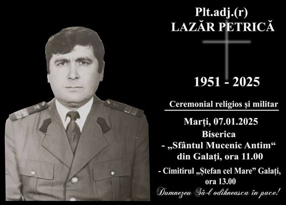 In memoriam Plutonier adjutant r Lazar Petrica | imaginea 1
