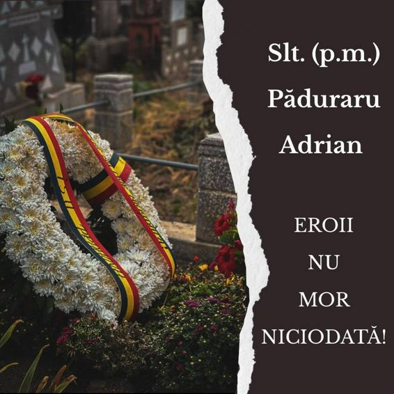 In memoriam Sublocotenent post mortem Paduraru Adrian | imaginea 1